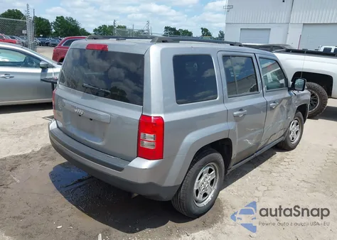 2016 Jeep Patriot Sport из США, поврежденный, VIN 1C4NJPBA2GD513013